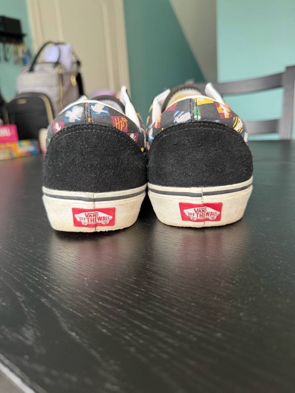 Harry Potter x Vans Mens 10 Hogwarts House Sneakers Gryffindor Ravenclaw - Picture 6 of 10